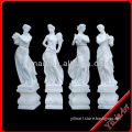 Four seasons marble statues, marble four seasons marble statues for garden (YL-R613)